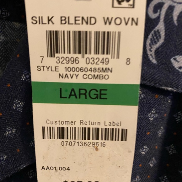 Mens Silk Blend Large Shirt - Picture 4 of 7